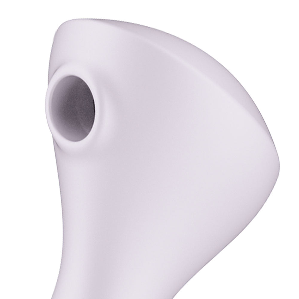 Satisfyer Wand-erful - Violet 15.8 cm USB Rechargeable Air Pulse Massage Wand - Hush Store Sydney 