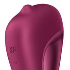 Satisfyer Delighterrr - Berry USB-C Rechargeable Stimulator with Rolling Ball