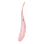 Satisfyer Tip Tease - Rose - Rose USB Rechargeable Vibrator with Twirling Tip - Hush Store Sydney 