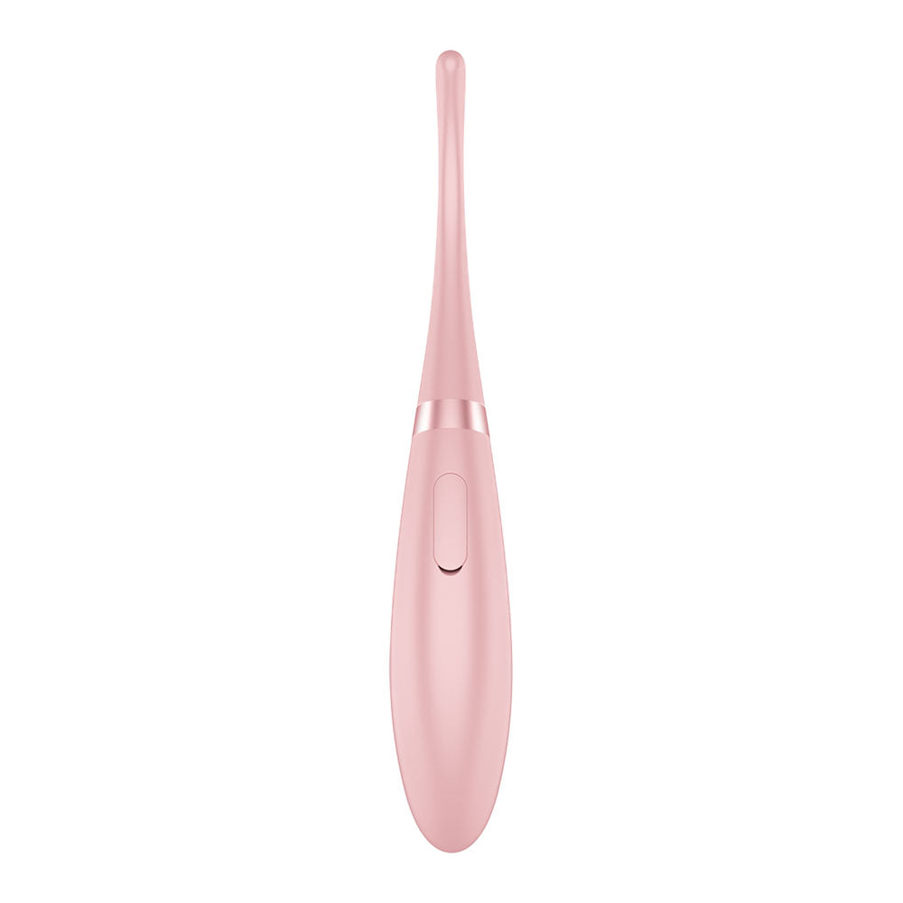 Satisfyer Tip Tease - Rose - Rose USB Rechargeable Vibrator with Twirling Tip - Hush Store Sydney 