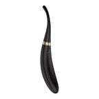 Satisfyer Tip Tease - Black - Black USB Rechargeable Vibrator with Twirling Tip - Hush Store Sydney 