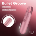 Satisfyer Bullet Groove - Battery Series - Rose Pink 9.8 cm Bullet