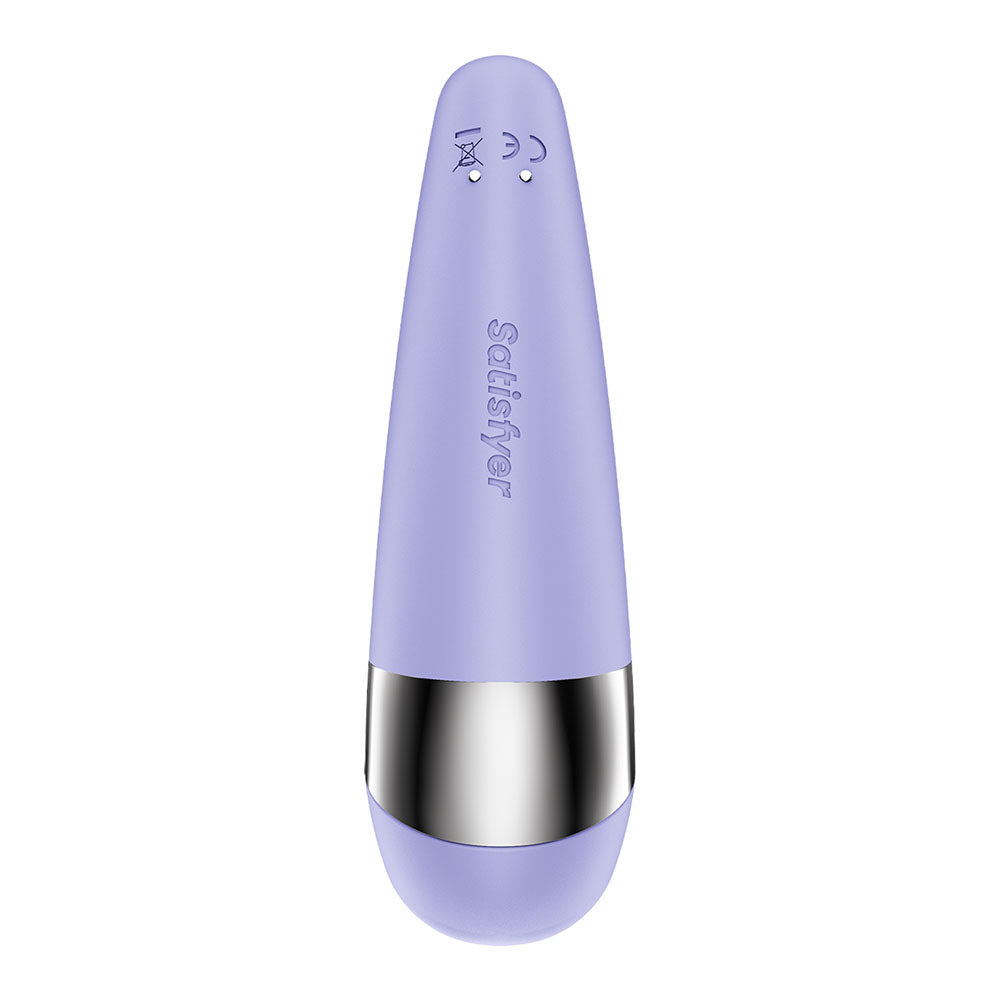 Satisfyer Pro 3+ Purple - Purple USB-Rechargeable Air Pulse Clitoral Stimulator with Vibration