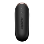 Satisfyer Traveler - Black - Black USB Rechargeable Air Pulse Clitoral Stimulator
