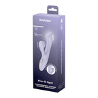 Satisfyer Pro + G-Spot - Battery Series - Lavender Vibrator with Air Pulse Clitoral Stimulator