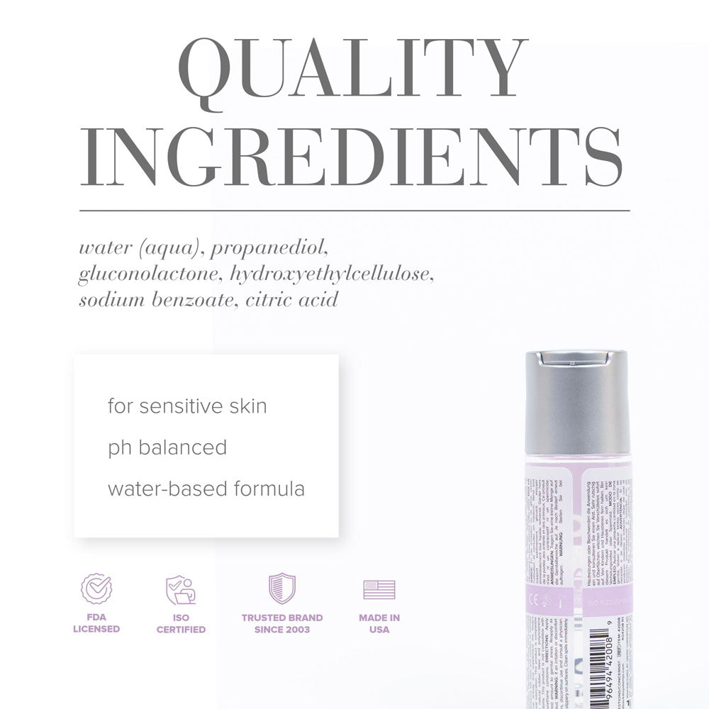 Water Based Lubricant for Sensitive Skin - 60 ml Bottle - Hush Store Sydney