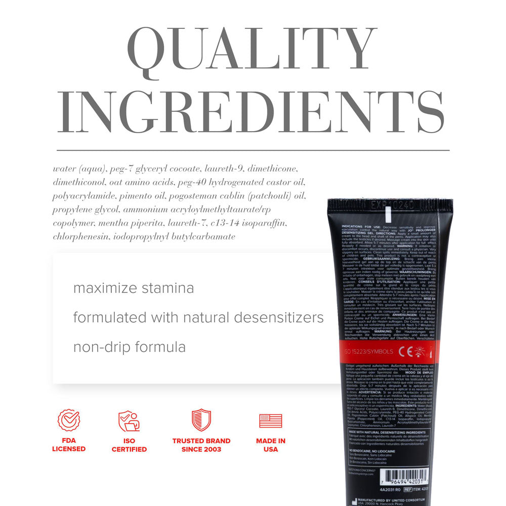 Penis Desensitising Gel - 60 ml Tube - Hush Store Sydney