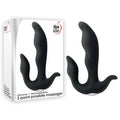 Adam & Eve 3-Point Prostate Massager - Black USB Rechargable Vibrating Prostate Massager - Hush Store Sydney 