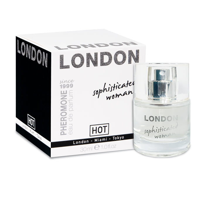 Hot Pheromone London - Sophisticated Woman - Pheromone Perfume for Women - 30 ml Bottle - Hush Store Sydney 