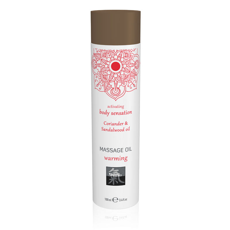 SHIATSU Massage Oil - Warming - Coriander & Sandalwood Oil Scented - 100 ml - Hush Store Sydney 