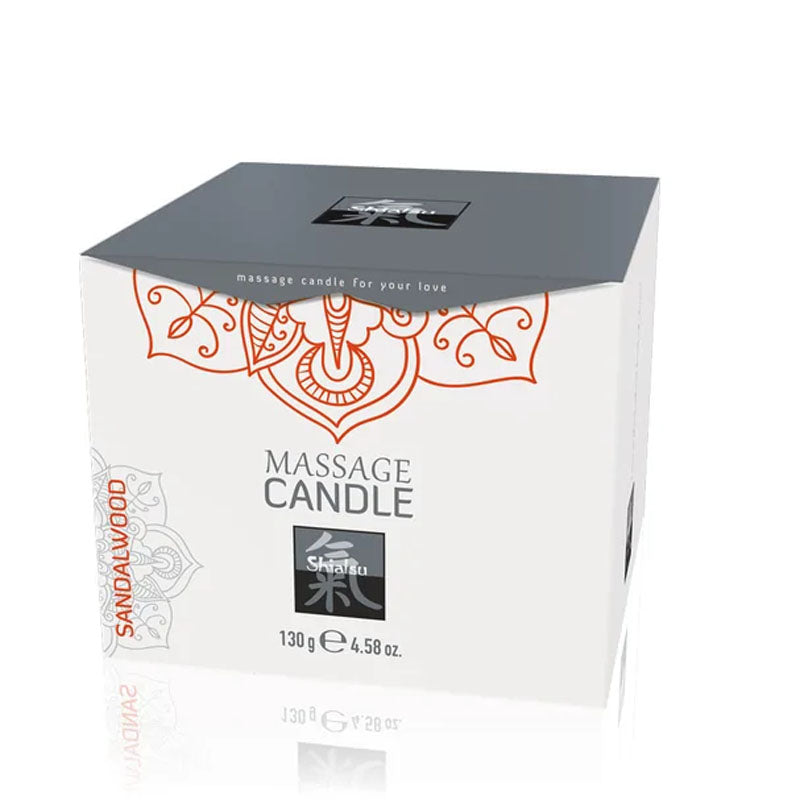 Shiatsu Massage Candle - Sandalwood Scented - 130 gram - Hush Store Sydney 