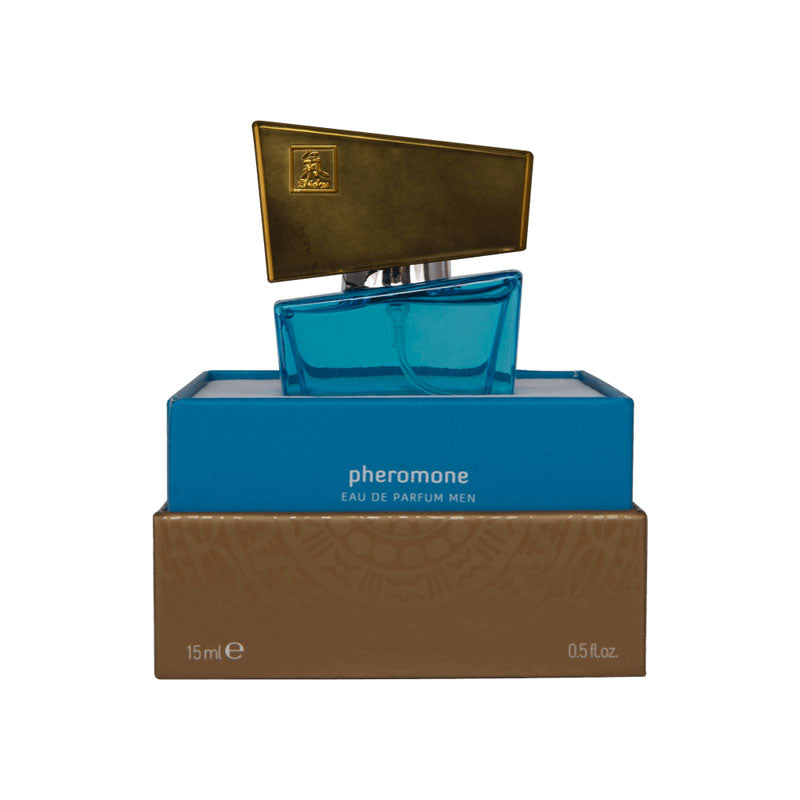 Shiatsu Pheromone Eau De Parfum Men - Light Blue - Pheromone Fragrance for Men - 15 ml - Hush Store Sydney 