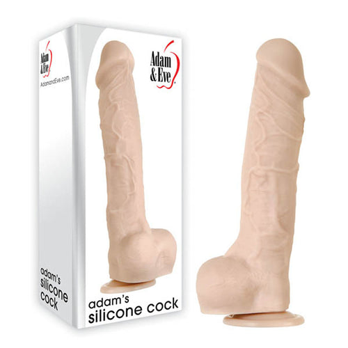 Adam & Eve Adam's True Feel Cock XL - Flesh 26.7 cm (10.5'') Dong - Hush Store Sydney 