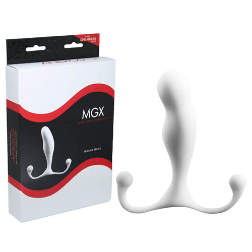 Aneros MGX Trident - White Prostate Massager - Hush Store Sydney 