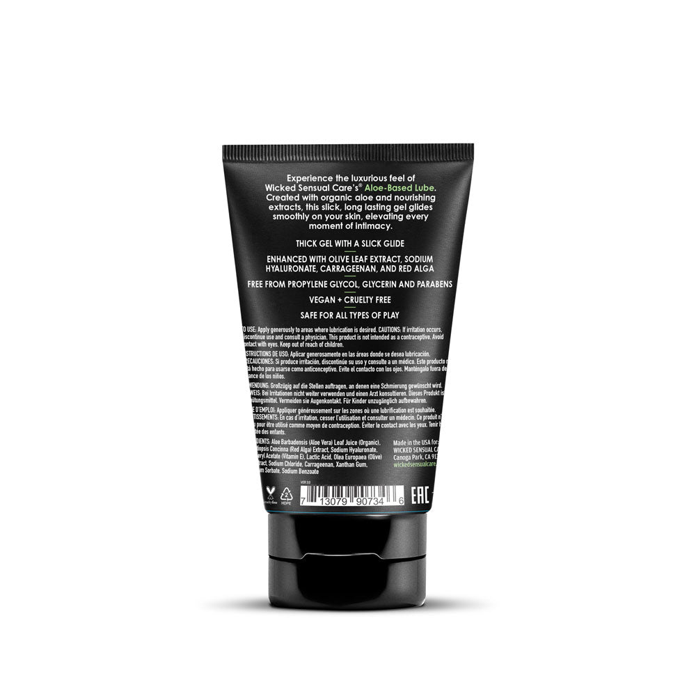 Wicked ALOE - Aloe Vera Based Lubricant - 120 ml Tube - Hush Store Sydney 