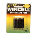 Wincell AAA Super Heavy Duty Batteries - Super Heavy Duty Batteries - AAA 4 Pack - Hush Store Sydney 