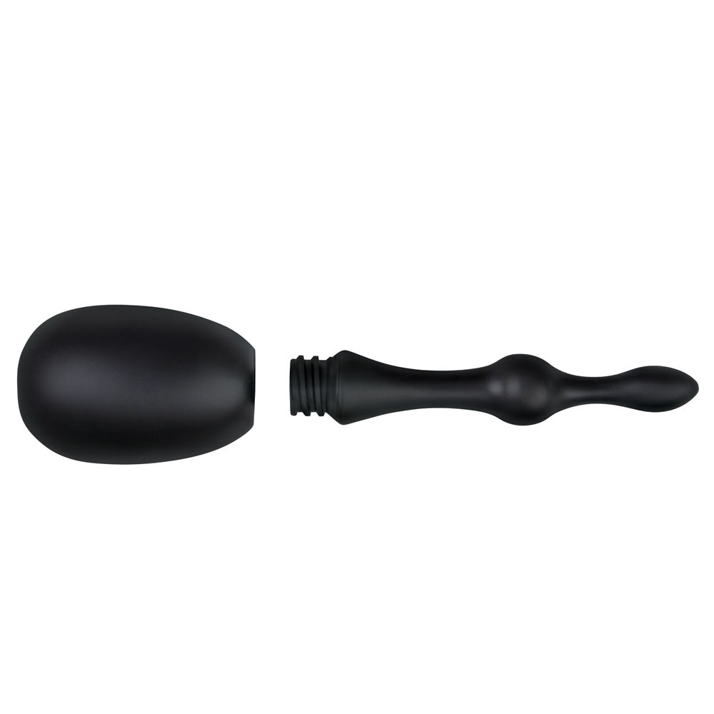 AquaClean Silicone 1-Way Valve Douche Set with Beaded Nozzle - 150 ml Capacity with Free Travel Douche Included - Hush Store Sydney 