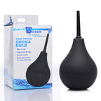 CleanStream Thin Tip Silicone Enema Bulb - Black Unisex Douche - Hush Store Sydney 