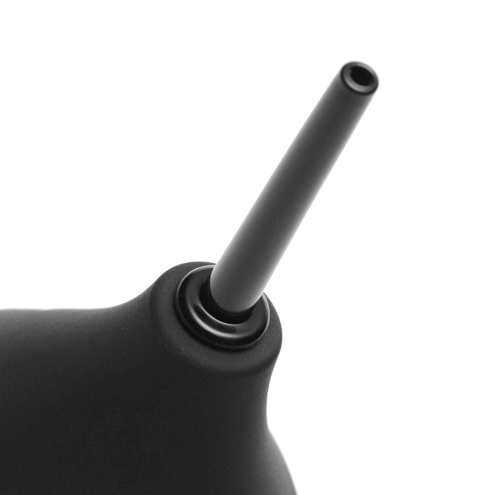 CleanStream Thin Tip Silicone Enema Bulb - Black Unisex Douche - Hush Store Sydney 