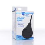 CleanStream Thin Tip Silicone Enema Bulb - Black Unisex Douche - Hush Store Sydney 