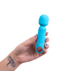 Maia DOLLY - Blue - Blue 12.7 cm USB Rechargeable Massage Wand - Hush Store Sydney 