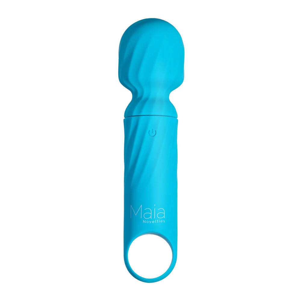 Maia DOLLY - Blue - Blue 12.7 cm USB Rechargeable Massage Wand - Hush Store Sydney 