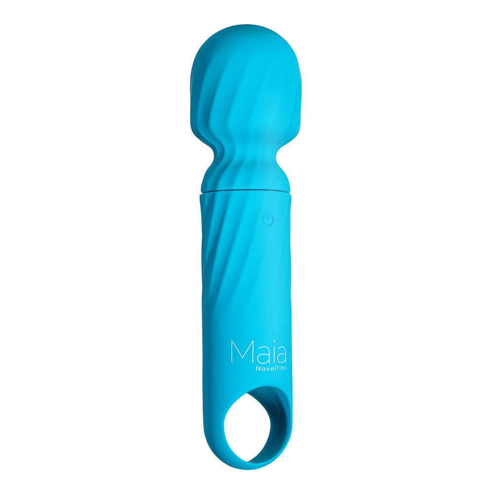 Maia DOLLY - Blue - Blue 12.7 cm USB Rechargeable Massage Wand - Hush Store Sydney 