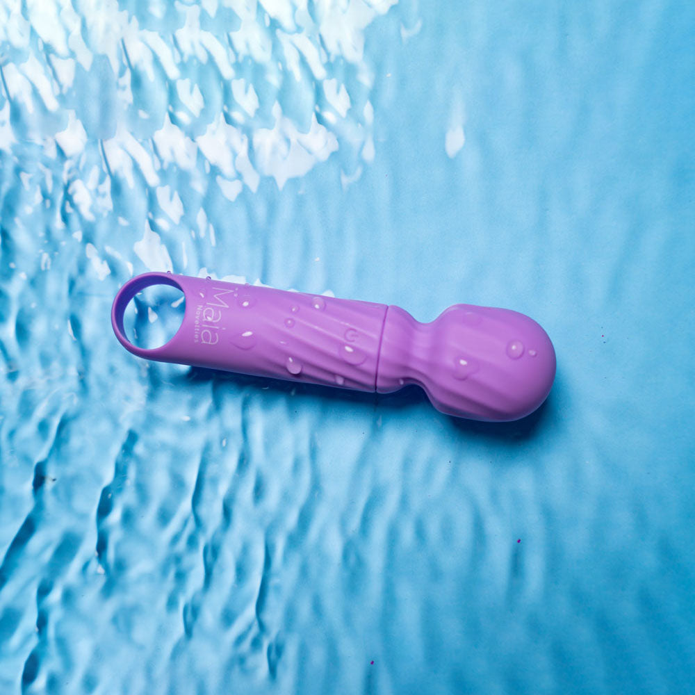 Maia DOLLY - Purple - Purple 12.7 cm USB Rechargeable Massage Wand - Hush Store Sydney 