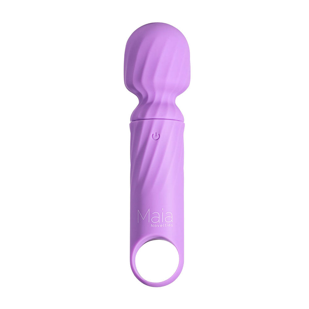 Maia DOLLY - Purple - Purple 12.7 cm USB Rechargeable Massage Wand - Hush Store Sydney 