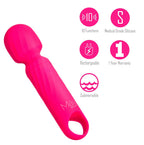 Maia DOLLY - Pink - Pink 12.7 cm USB Rechargeable Massage Wand - Hush Store Sydney 