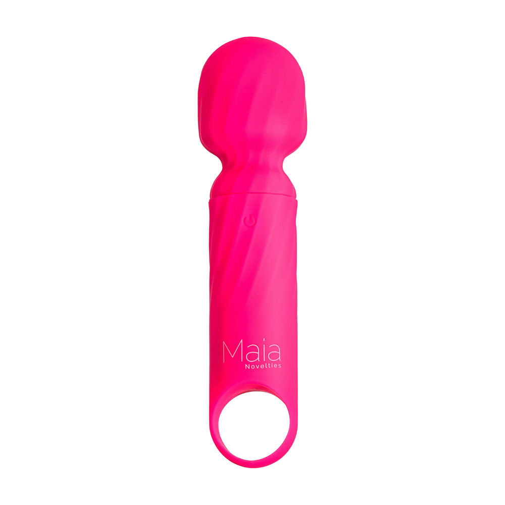Maia DOLLY - Pink - Pink 12.7 cm USB Rechargeable Massage Wand - Hush Store Sydney 