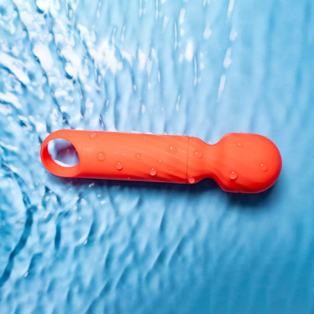 Maia DOLLY - Orange - Orange 12.7 cm USB Rechargeable Massage Wand - Hush Store Sydney 