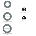 Maia ONYX - Grey Cock Ring Set - Set of 3 Sizes - Hush Store Sydney 