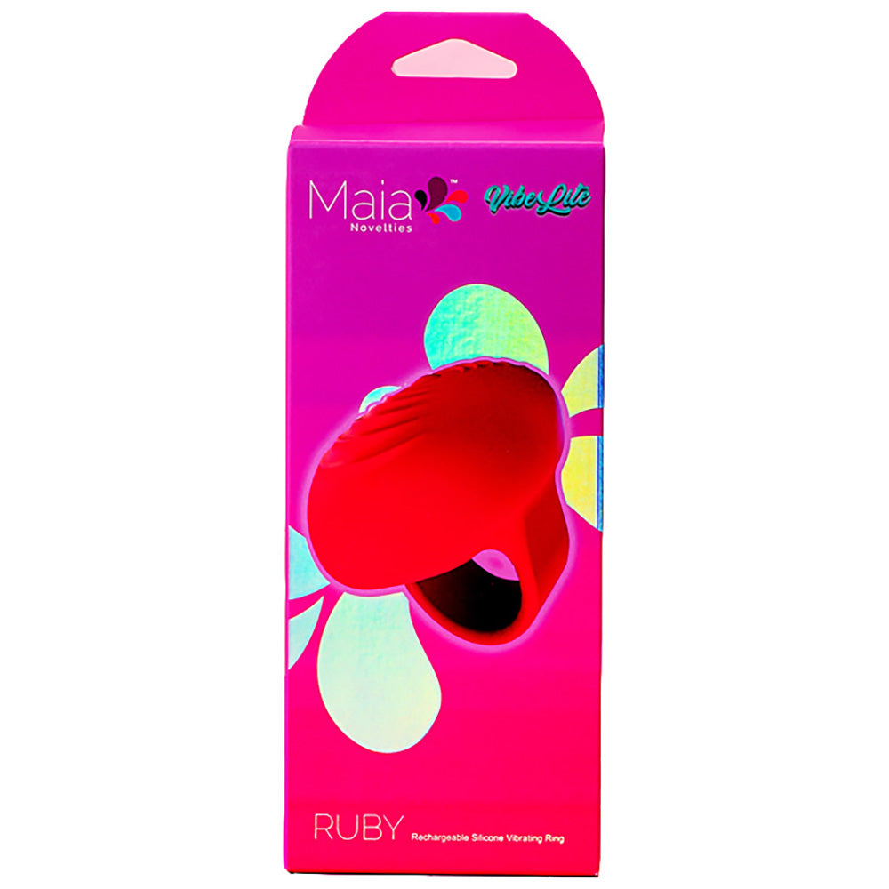Maia RUBY - Pink USB Rechargeable Finger Stimulator - Hush Store Sydney 