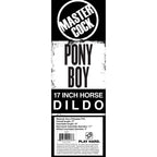 Master Cock Pony Boy - Black 43 cm (17'') Horse Dong - Hush Store Sydney 
