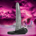 Creature Cocks The Gargoyle Rock Hard Silicone Dildo - Silver 23.6 cm Fantasy Dildo - Hush Store Sydney 