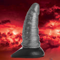 Creature Cocks Beastly Tapered Bumpy Silicone Dildo - Silver 21 cm Bumpy Dildo - Hush Store Sydney 
