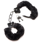Master Series Cuffed in Fur - Black Fluffy Handcuffs - Hush Store Sydney 