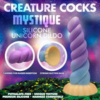Creature Cocks Mystique Silicone Unicorn Dildo - Coloured 21 cm Fantasy Dildo
