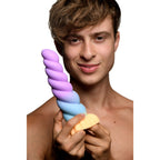 Creature Cocks Mystique Silicone Unicorn Dildo - Coloured 21 cm Fantasy Dildo
