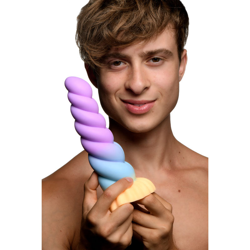 Creature Cocks Mystique Silicone Unicorn Dildo - Coloured 21 cm Fantasy Dildo