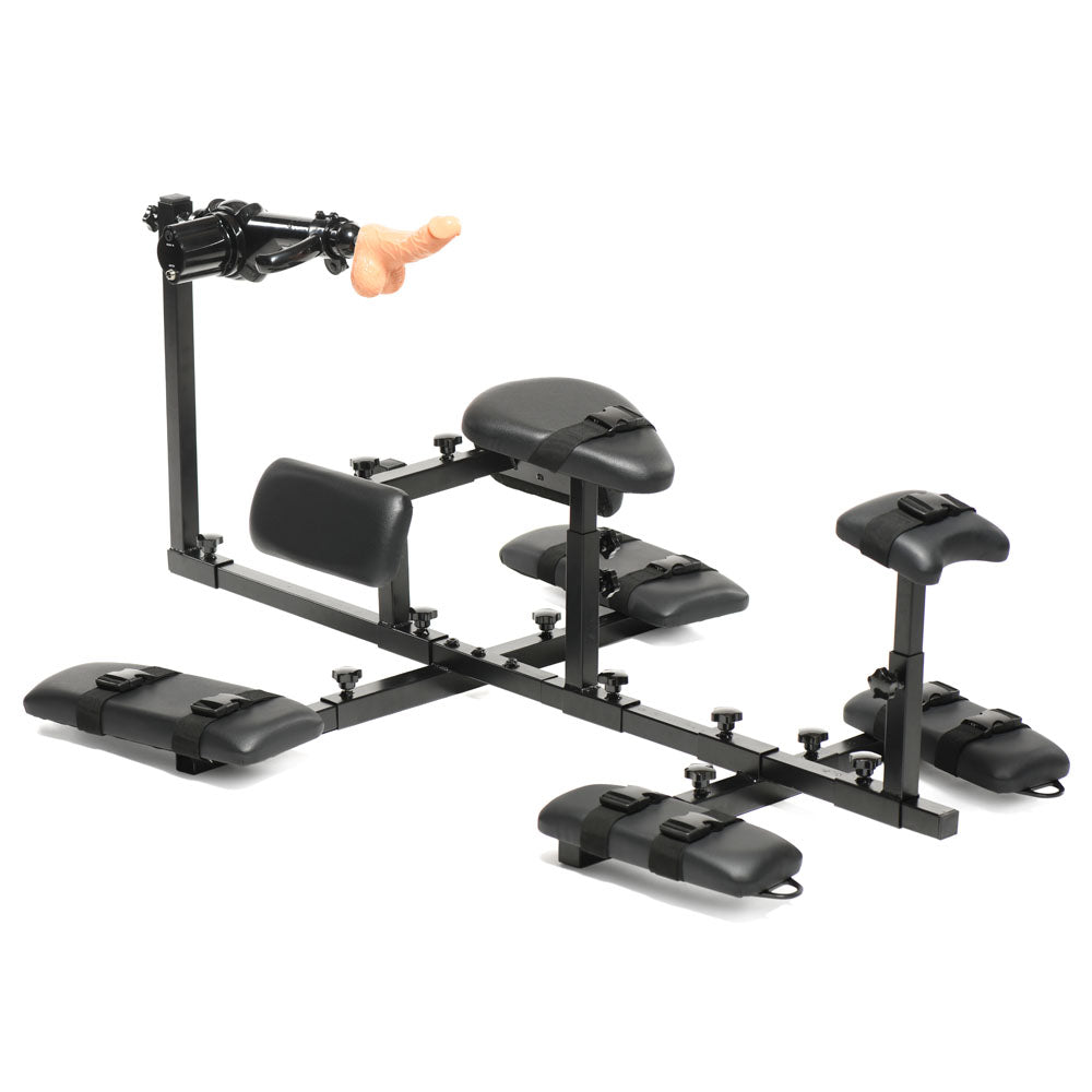 Master Series Subversion - Deluxe Stockade with Mains Powered Sex Machine - Hush Store Sydney 