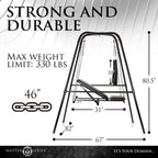 Master Series Throne - Adjustable Sex Sling with Stand - Hush Store Sydney 