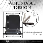 Master Series Throne - Adjustable Sex Sling with Stand - Hush Store Sydney 