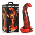 Creature Cocks King Cobra Silicone Dildo - Red 21.4 cm Fantasy Dildo - Hush Store Sydney 