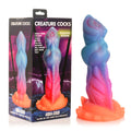 Creature Cocks Aqua-Cock - Glow in Dark Multi-Coloured 19.3 cm Fantasy Dildo - Hush Store Sydney 