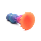 Creature Cocks Aqua-Cock - Glow in Dark Multi-Coloured 19.3 cm Fantasy Dildo - Hush Store Sydney 