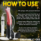 Creature Cocks Centaur Explosion - Pink/Black 24.5 cm Squirting Fantasy Dildo - Hush Store Sydney 