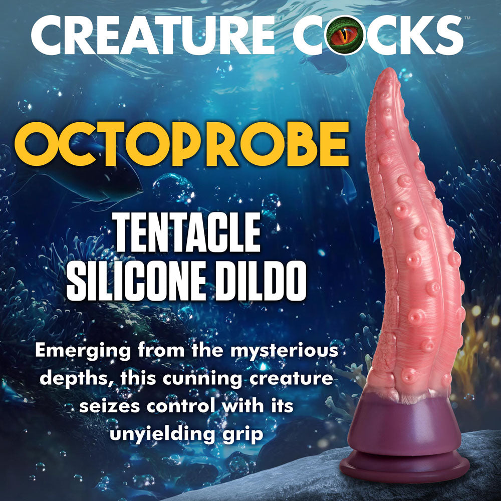Creature Cocks Octoprobe - Pink/Purple 31 cm Tentacle Fantasy Dildo - Hush Store Sydney 