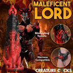 Creature Cocks Mephisto - Red/Black 18.5 cm Fantasy Dildo